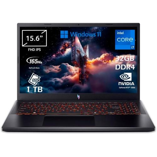 ACER NITRO V15 ANV15-52-92EA 15.6" i9-13900H RAM 32GB-SSD 1TB NVMe-NVIDIA GEFORCE RTX 5050 8GB-WIN 11 (NH.QZ9ET.018)