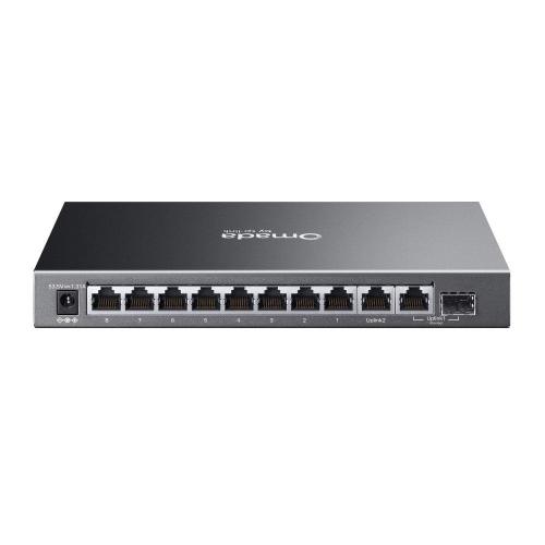 Switch 10 Porte Gigabit Easy Managed con 8 Porte PoE+, 1 SFP/RJ45 Combo, ES210GP