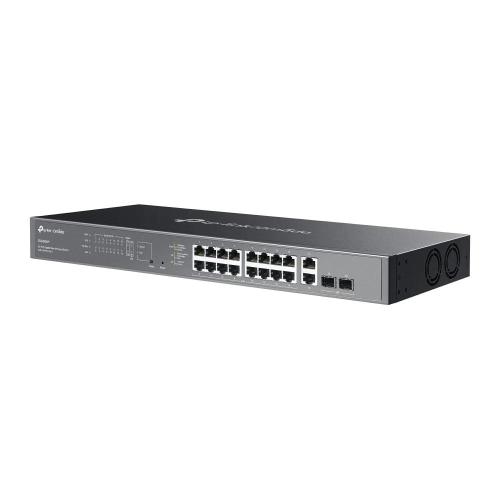 Switch 20 Porte Gigabit Easy Managed con 16 Porte PoE+ e 2 SFP, 250W, ES220GMP