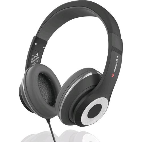 VERBATIM TRUSOUND CUFFIE OVER-EAR CON MICROFONO USB-C DRIVER DA 40mm CAVO 1.5 MT NERO
