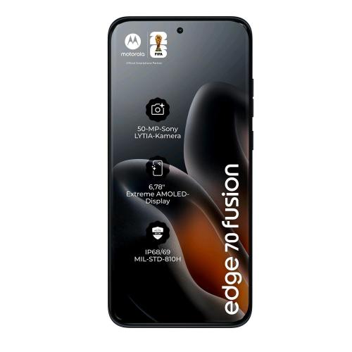 MOTOROLA MOTO EDGE 70 FUSION 5G DUAL SIM 6.78" OCTA CORE 256GB RAM 8GB 5G ITALIA PANTONE SILHOUETTE BLACK