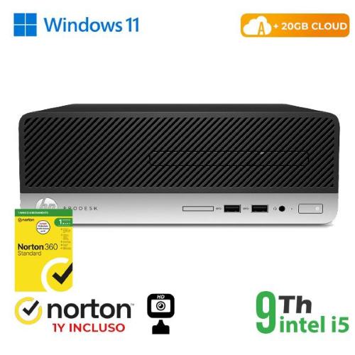 RINOVO PC HP 400-600 G5 SFF i5-9X00/DDR4 8GB/SSD 256GB/W11/CLOUD 20GB/Grade A/1Y Warranty + NORTON +