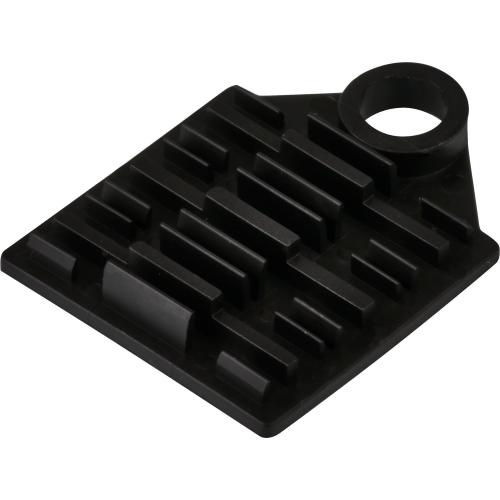 Supporto a Pettine per 6 Giunti in Fibra Ottica Termoretraibili, Nero