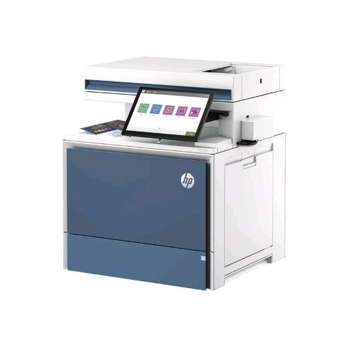 HP COLOR LASERJET ENTREPRISE FLOW 5800zf STAMPANTE MULTIFUNZIONE LASER A COLORI A4 SCANNER ADF FAX 33.6K USB GIGABIT LAN 43ppm