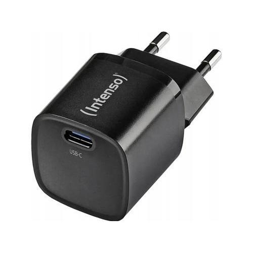 INTENSO POWER ADAPTER CARICABATTERIE DA TERE GaN FAST CHARGE USB-C 30 W NERO