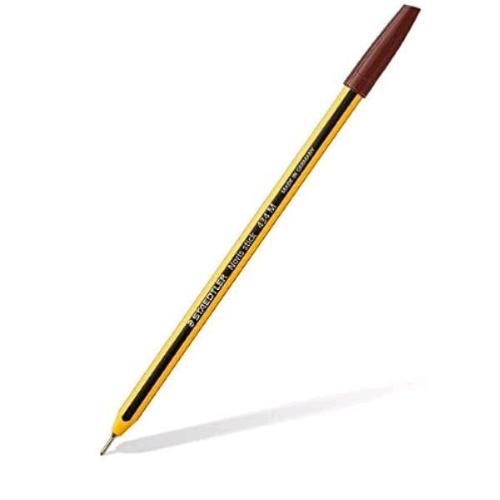 STAEDTLER NORIS STICK MAR PENNA A SFERA INCHIOSTRO MARRONE CONF 10 Pz.