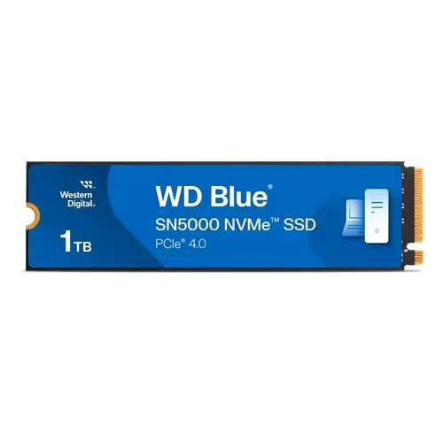 WESTERN DIGITAL BLUE SN5000 SSD 1TB NVMe INTERNO PCI Express 4.0 READ:5150Mb/s-WRITE:4900Mb/s
