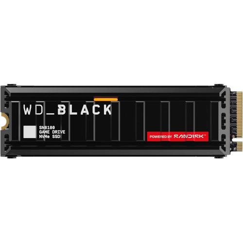 WESTERN DIGITAL BLACK SN8100 SSD 1TB NVMe M.2 2280 PCI Express 5.0 x4 CRITTOGRAFATO TCG Opal Encryption 2.02 DISSIPATORE INTEGRATO NERO