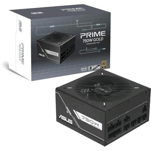 ASUS PRIME 750G ALIMENTATORE 750 W MODULARE 80 PLUS GOLD PCle Gen 5.1 ATX 3.1 NERO