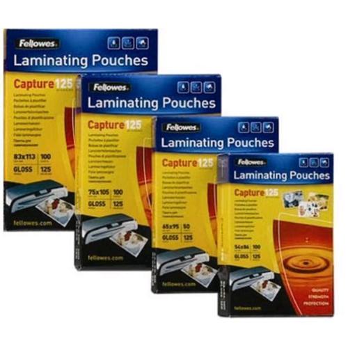 FELLOWES CAPTURE125 POUCH A6 125 MY COL. TRASPARENTE CONF 100 Pz.