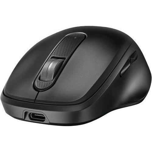 HP 510 MOUSE WIRELESS RICARICABILE RF 2.4GHz AMBIDESTRO RICARICA ULTRA VELOCE IN SOLII 3 MINUTI VIA USB-C 5 PULSANTI ROTELLA 2D 4.000 DPI NERO