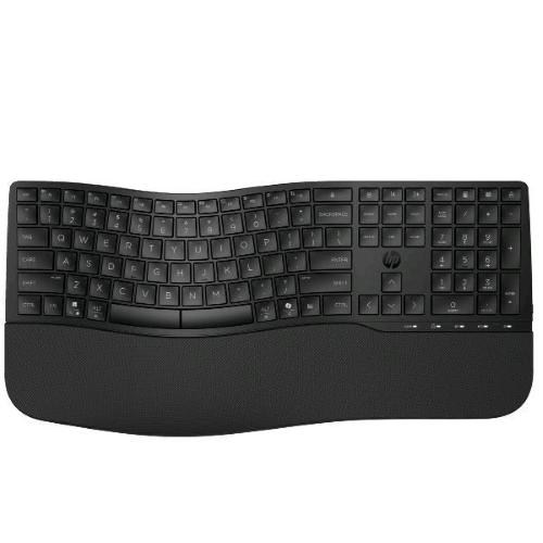 HP 685 COMFORT DUAL-MODE TASTIERA ERGONOMICA WIRELESS + BLUETOOTH LAYOUT ITALIANO NERO
