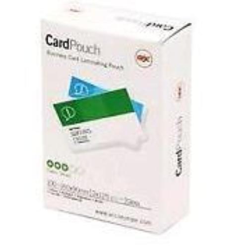 GBC POUCHES LUCIDO FORMATO TESSERA 60X90 mm 125 MY COL. TRASPARENTE CONF 100 Pz.