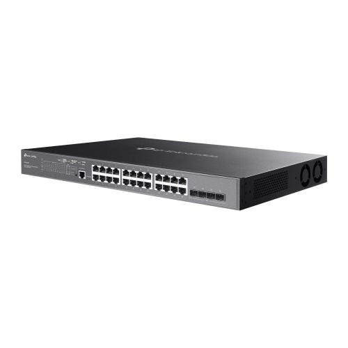 Switch Managed L2+ con 24 Porte Gigabit PoE+ e 4 Slot SFP, SG3428MP
