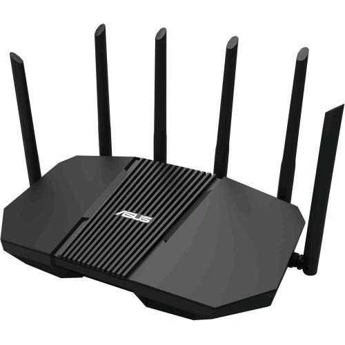 ASUS RT-BE90U BE9400 ROUTER ESTENDIBILE WI-FI 7 TRI--BAND 2,4 GHz/5 GHz/6 GHz AiMesh 4 PORTE 2.5G 6 ANTENNE ESTERNE DESKTOP NERO