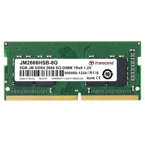 TRANSCEND JM2666HSB-8G MEMORIA RAM 8GB DDR4 2.666MHz SO-DIMM