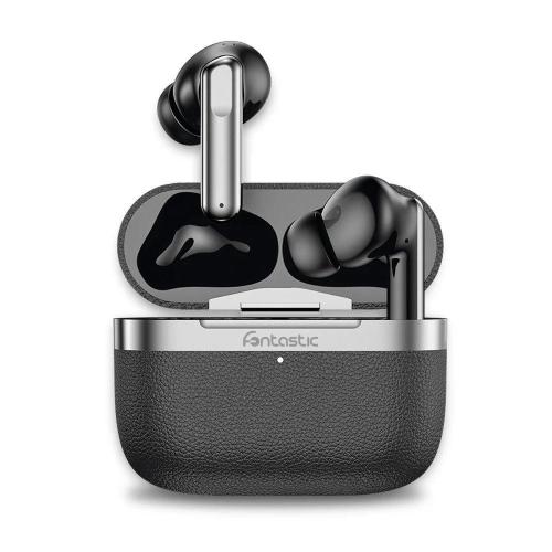 Cuffie Auricolari BT 5.4 TWS con Hybrid ANC + ENC 6 Microfoni Custodia USB-C&trade; e Ricarica Wireless Nero