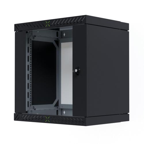 Armadio Rack 19'' a Muro 12U da Assemblare Profondit&agrave; 400-600 mm Nero