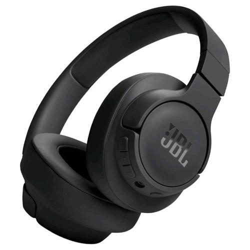 JBL TUNE 720BT CUFFIE OVER-EAR BLUETOOTH WIRELESS PIEGHEVOLI E LEGGERE MICROFONO E COMANDI SU PADIGLIONE CON VOICE AWARE JBL PURE BASS CONNESSIONE MULTIPOINT FINO A 76 ORE DI AUTONOMIA NERO