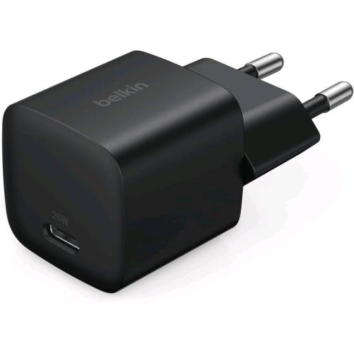 BELKIN CARICABATTERIE DA RETE 25W PD USB-C NERO