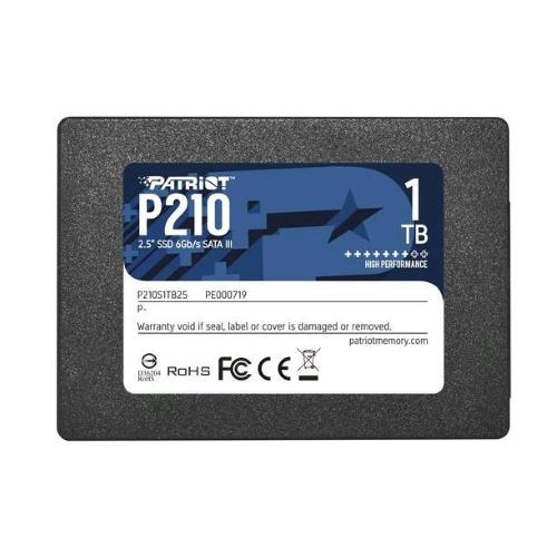 PATRIOT P210 SSD 1.000 GB 2.5" SATA3 6/GBPS GREY