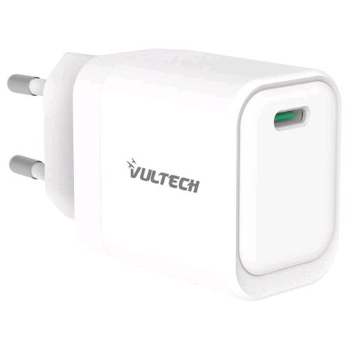 VULTECH CARICABATTERIE DA RETE GaN 45 W 1 x USB-C BIANCO