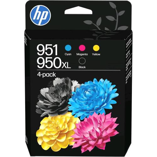 HP 951/950XL COMBO PACK CONFEZIONE DA 4 INK CIANO MAGENTA GIALLO NERO