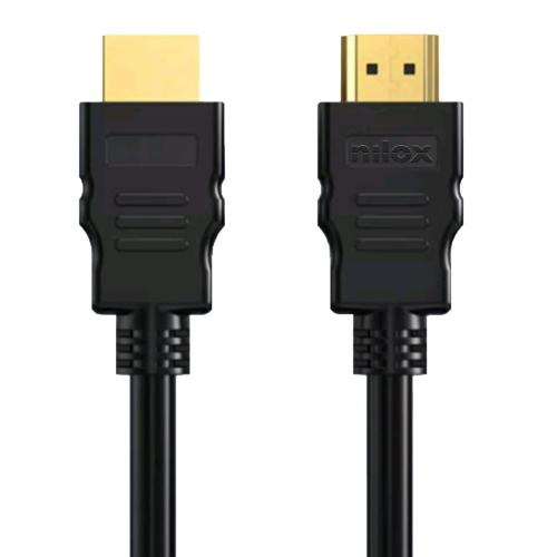 NILOX CAVO HDMI 1.4 CON ETHERNET 19 PIN MASCHIO/MASCHIO 1 MT NERO