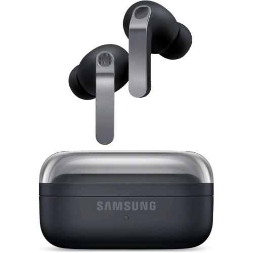 SAMSUNG R640 GALAXY BUDS4 PRO AURICOLARI BLUETOOTH 6.1 TWS CORPO IN METALLO ALTOPARLANTE A 2 VIE E DOPPIO AMPLIFICATORE AUDIO 360 GRADI ANC COMANDI VOCALI NERO