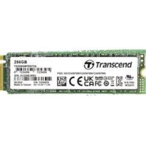TRANSCEND MTE672A SSD 256GB INTERNO M.2 2280 NVMe PCI Express 3.0 x4 3D TLC