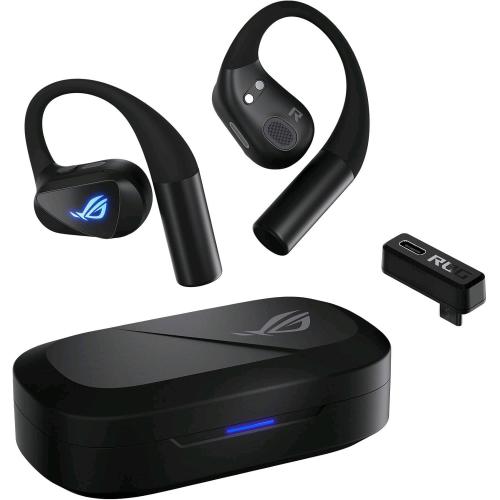 ASUS ROG CETRA OPEN AURICOLARI GAMING WIRELESS CANCELLAZIONE DEL RUMORE IA DRIVER IN CARBONIO DA 14,2mm NERO