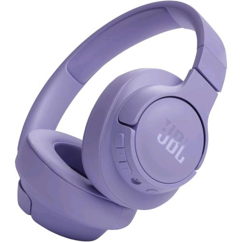 JBL TUNE 720BT CUFFIE OVER-EAR BLUETOOTH WIRELESS PIEGHEVOLI E LEGGERE MICROFONO E COMANDI SU PADIGLIONE CON VOICE AWARE JBL PURE BASS CONNESSIONE MULTIPOINT FINO A 76 ORE DI AUTONOMIA VIOLA