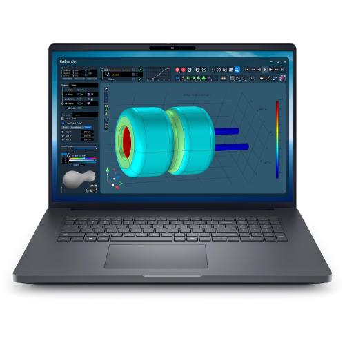 DELL PRO MAX 18 PLUS MB18250 MOBILE WORSTATION 18" QUAD HD+ INTEL CORE ULTRA 7 265HX RAM 32GB-SSD 1TB NVMe-NVIDIA RTX PRO 2000 Blackwell 8GB-WI-FI 7 TRI-BAND + 2.5G LAN-WIN 11 PROF NERO (XDMDH)