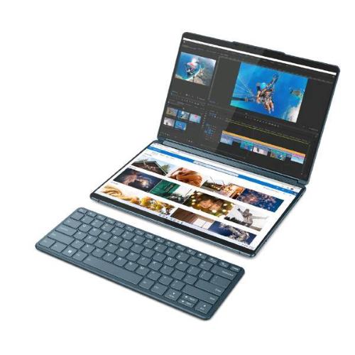 LENOVO YOGA BOOK 9 13IMU9 13.3" OLED 2.8K 2880 x 1800 TOUCH SCREEN INTEL CORE ULTRA 7 155U RAM 32GB-SSD 1.000GB NVMe-WI-FI 6E-WIN 11 HOME AZZURRO (83FF0022IX)