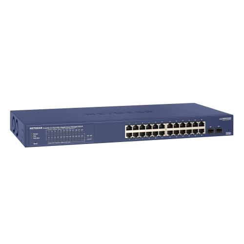 NETGEAR GS724TP Gestito L2/L3/L4 Gigabit Ethernet (10/100/1000) Supporto Power over Ethernet (PoE) 1U Nero, Grigio