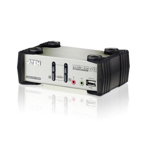Aten CS1732B-AT-G 2P PS/2-USB VGA/Audio KVMP Switch W/OSD