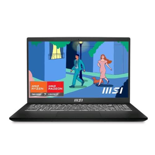 MSI MODERN 15 B7M-232IT 15.6" AMD RYZEN 7 7730U RAM 16GB-SSD 512GB NVMe-AMD RADEON GRAPHICS-WI-FI 6E-WIN 11 HOME