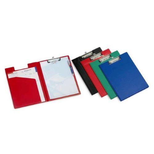 NIJI PORTABLOCCO IN PVC CON MOLLETTONE 230X330 mm A4 COL. NERO