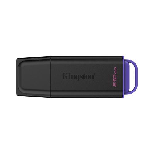 KINGSTON DATATRAVELER EXODIA 512GB CHIAVETTA USB-A 3.2 Gen 1 NERO VIOLA