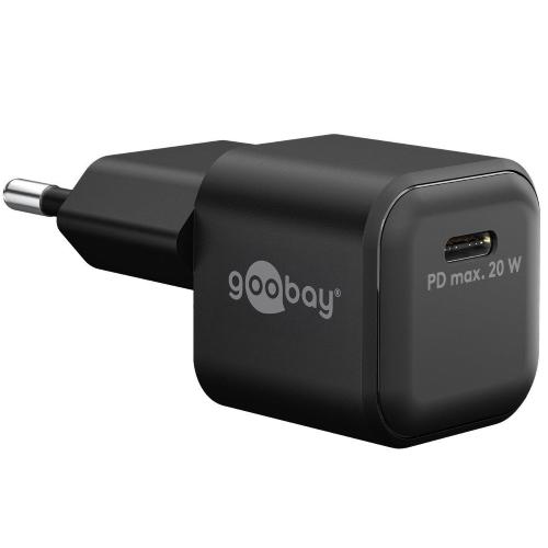 Alimentatore Caricatore Rapido USB-C&trade; PD GaN Nano 20W 3A Nero