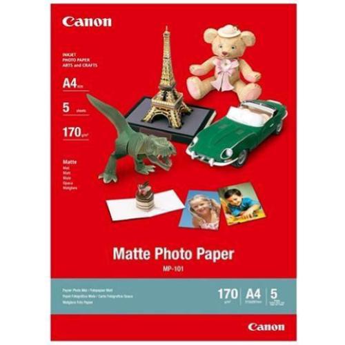 CANON CARTA FOTOGRAFICA OPACA 5 FOGLI A4 170 GR