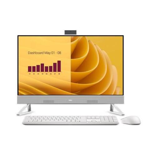 DELL EC27250 ALL IN ONE 27" INTEL CORE 5 120U RAM 16GB-SSD 512GB NVMe-INTEL GRAPHICS-ALTOPARLANTI -WEB CAM 5MPx-WI-FI 6E + GIGABIT LAN-TASTIERA E MOUSE WIRELESS-WIN 11 PROF BIANCO (7VFRN)