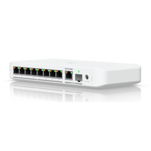 UBIQUITI SWITCH 8P POE FLEX 2.5GHZ CON 1P UP LINK 10GBE
