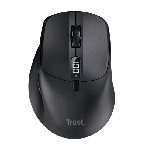 TRUST ZEVO FAST MOUSE OTTICO WIRELESS RICARICABILE MULTIDISPOSITIVO RF + BLUETOOTH 4.000 DPI NERO