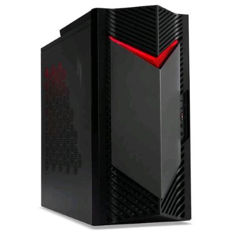 ACER NITRO 50 N50-660 GAMING TOWER INTEL CORE ULTRA 7 265F RAM 16GB-SSSD 1TB NVMe-NVIDIA GeForce RTX 5060 8GB-WI-FI 7 + GIGABIT LAN-TASTIERA MOUSE WIN 11 HOME NERO (DG.E4FET.01T)