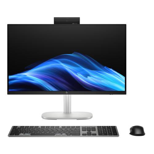 HP ELITESTUDIO 8 G1i AI ALL IN ONE 23.8" INTEL CORE ULTRA 7 265 RAM 24GB-SSD 512GB NVMe-INTEL GRAPHICS-ALTOPARLANTI WEB CAM 5MPx-WI-FI 7 + GIGABIT LAN-TASTIERA E MOUSE WIRELESS-WIN 11 PROF NERO ARGENTO (D5BC0ET#ABZ)