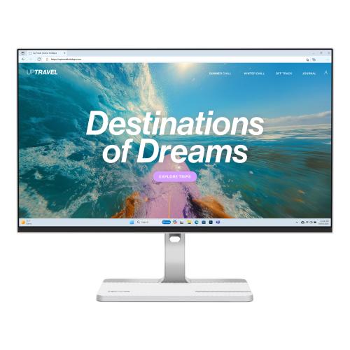 LENOVO MON 23.8IPS HDMI DP FHD WH USB MM L24D-4C 3Y USBC 75W WEBCAM BIANCO