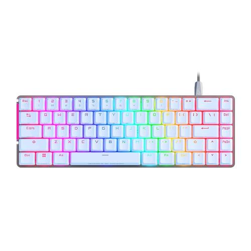 ASUS ROG FALCHION ACE TASTIERA GAMING SWITCH MECANICI ROG NX ROSSI ILLUMINAZIONE LED RGB USB-C TASTI IN PBT LAYOUT ITALIA BIANCO