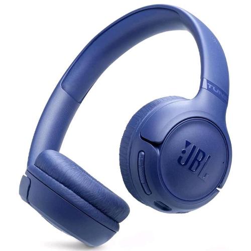 JBL TUNE 530 BT CUFFIE ON-EAR BLUETOOTH WIRELESS PIEGHEVOLI E LEGGERE JBL PURE BASS CONNESSIONE MULTIPOINT FINO A 76 ORE DI AUTONOMIA GOOGLE FAST PAIR MICROSOFT SWIFT PAIR BLUE