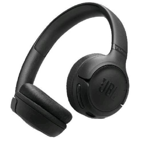 JBL TUNE 530 BT CUFFIE ON-EAR BLUETOOTH WIRELESS PIEGHEVOLI E LEGGERE JBL PURE BASS CONNESSIONE MULTIPOINT FINO A 76 ORE DI AUTONOMIA GOOGLE FAST PAIR MICROSOFT SWIFT PAIR NERO